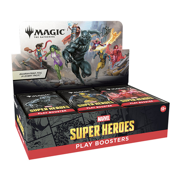 Pre-Order: Magic: The Gathering - Marvel Super Heroes Play Booster (Box)