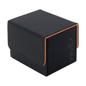 VaultX - Sideloading Deck Box 100+: Black/Orange