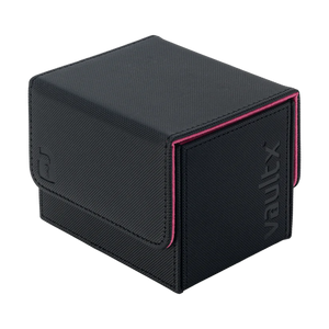 VaultX - Sideloading Deck Box 100+: Black/Pink