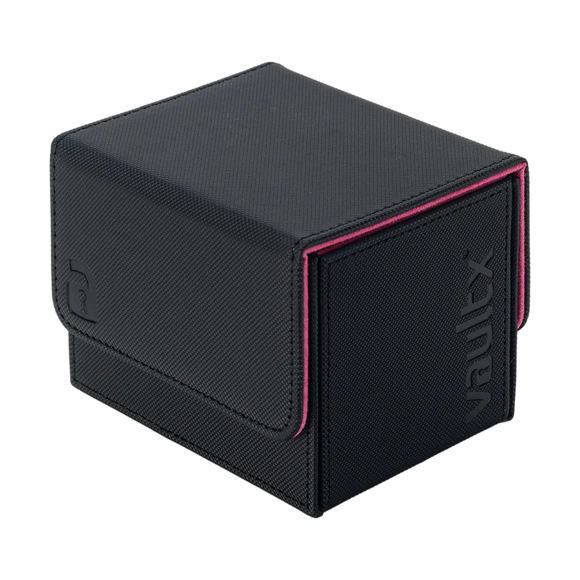 VaultX - Sideloading Deck Box 100+: Black/Pink