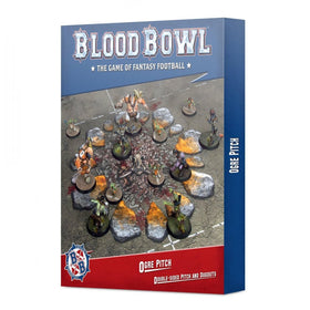 Blood Bowl Ogre Team Pitch & Dugouts