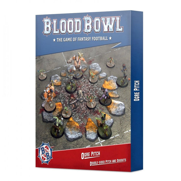 Blood Bowl Ogre Team Pitch & Dugouts