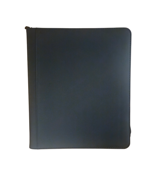 18 Pocket Zip-Up Toploader Binder (Black)