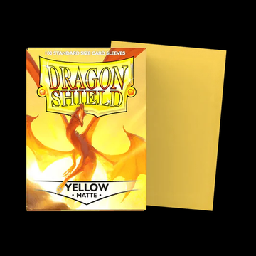 Dragon Shield Matte - Yellow (100 ct. in box)
