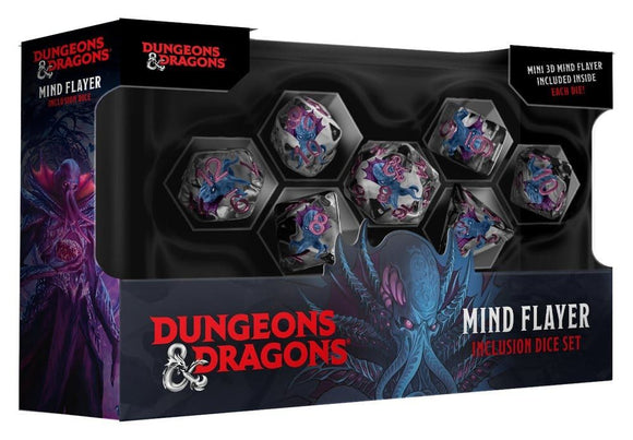 7-Set: D&D: Resin: Monsters: Mind Flayer Inclusion