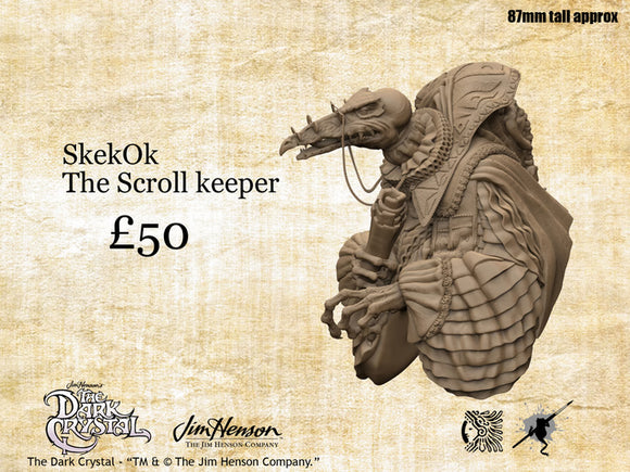 SkekOk The Scroll Keeper 1/10 Bust