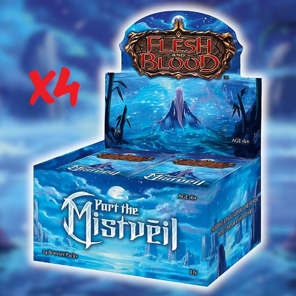 Flesh And Blood TCG: Part the Mistveil - Booster Box CASE of 4