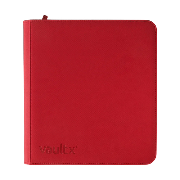 VaultX -Zip Binder 12-Pocket - Red