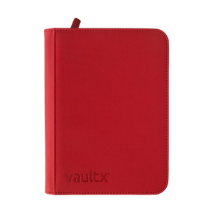 VaultX -Zip Binder 4-Pocket - Red