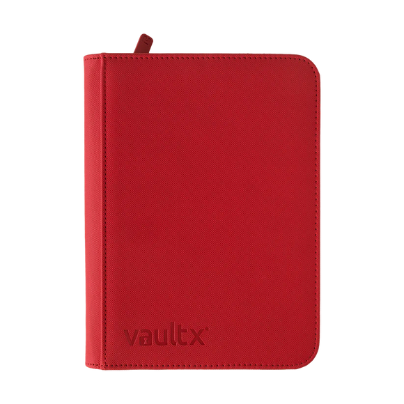 VaultX -Zip Binder 4-Pocket - Red