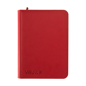 VaultX -Zip Binder 9-Pocket - Red
