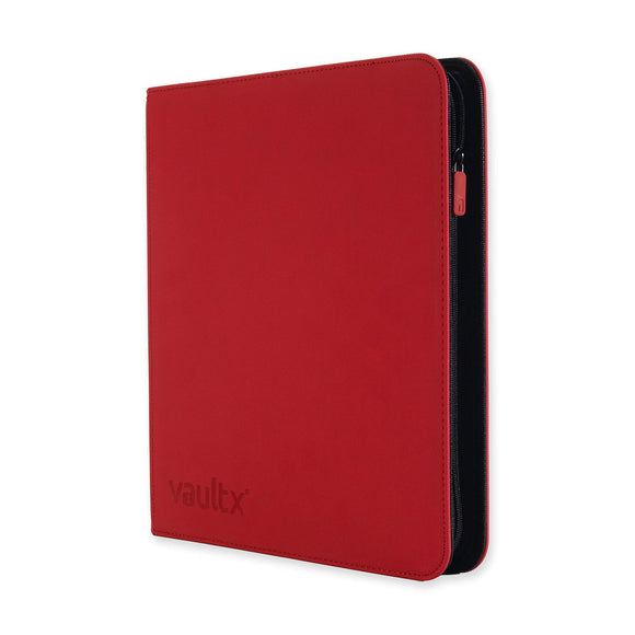 Zip Binder - Fire Red: 12 Pocket