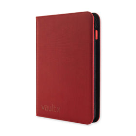 Zip Binder 9-Pocket: Fire Red