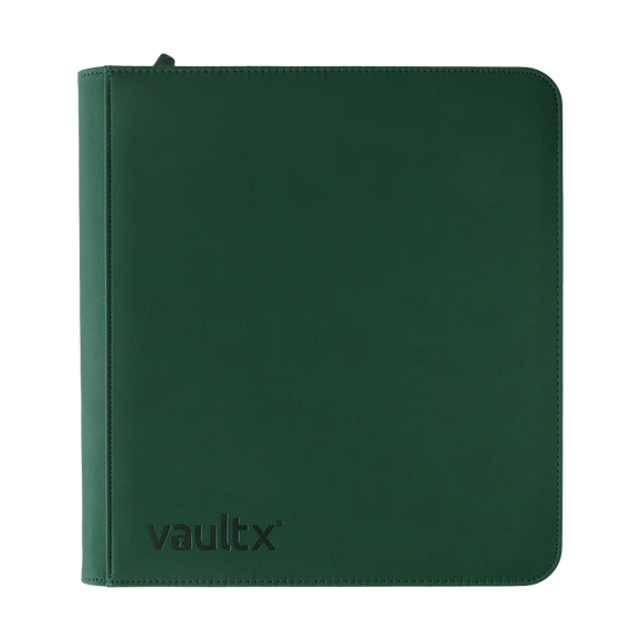 VaultX -Zip Binder 12-Pocket - Green