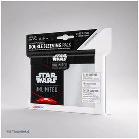 Star Wars: Unlimited Double Sleeving Pack - Space Red