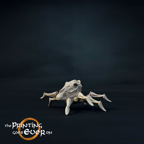 Horse Skull Spider - The Printing Goes Ever On - Great for use with MESBG, D&D, RPG's....