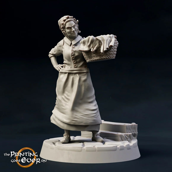 House Keeper Basket - MESBG Miniature - The Printing Goes Ever On - Chapter 2
