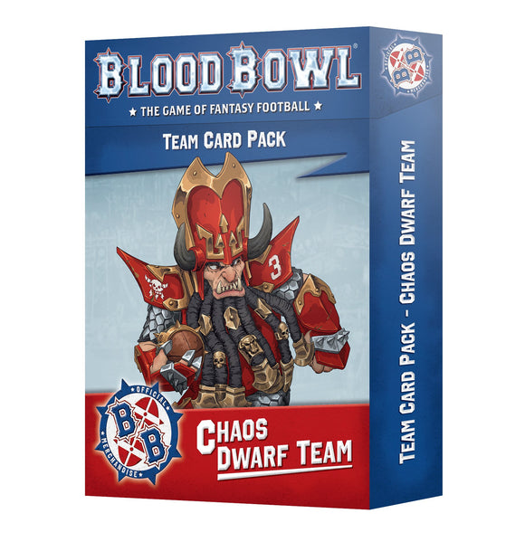 Bloodbowl: Chaos Dwarf Cards