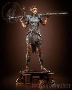 Lae'zel - Baulders Gate - Resin Statue - Display Figurine