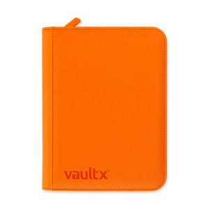 VaultX -Zip Binder 4-Pocket - Just Orange
