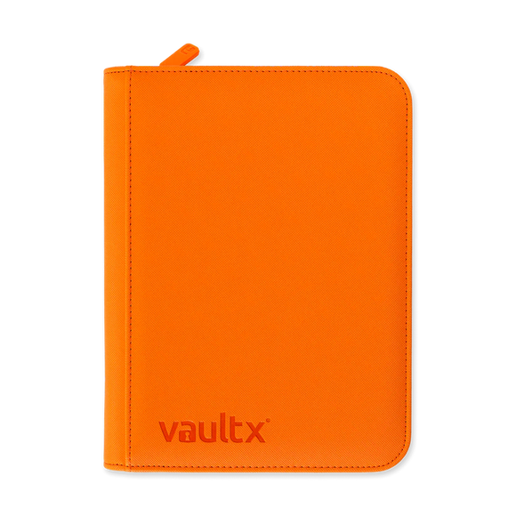 VaultX -Zip Binder 4-Pocket - Just Orange