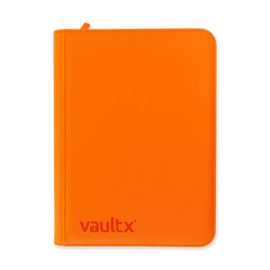 VaultX -Zip Binder 9-Pocket - Just Orange