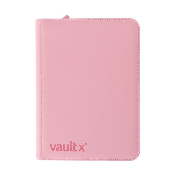 VaultX -Zip Binder 9-Pocket Just Pink