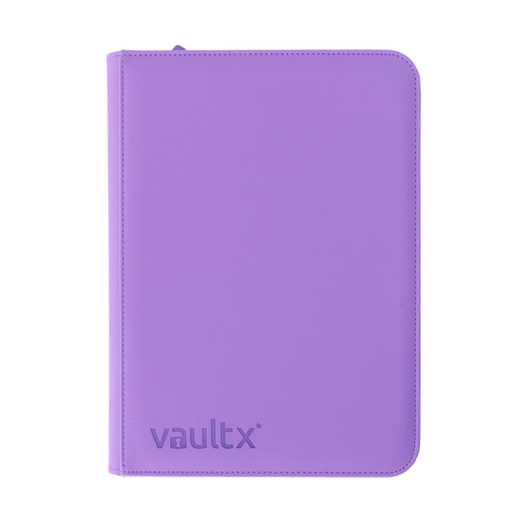 VaultX -Zip Binder 9-Pocket Just Purple