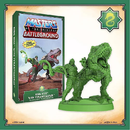 Masters of the Universe: Battleground - King Hsss with Tyrantisaurus - Brand New and Sealed