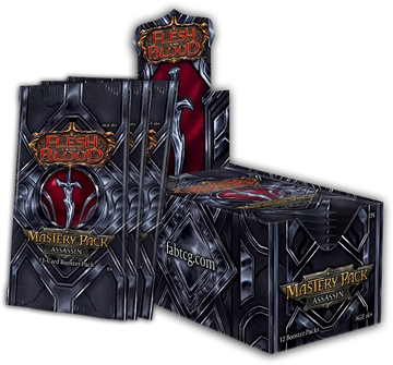 Pre-Order: Flesh and Blood TCG - Mastery Pack Assassin Booster Pack (12 Count)