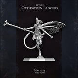 Feykin - Oathsworn Lancers - Solwyte Studio - Great for use with D&D, RPG's....