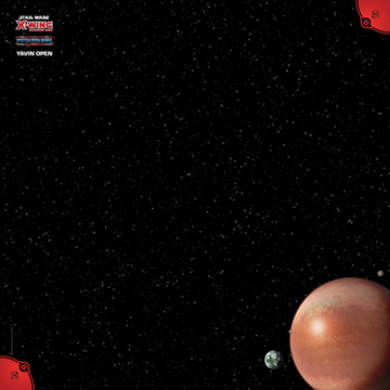Star Wars: X-Wing Miniaturs Game - System Open Series 2017 Yavin Open- Game Mat - #27948