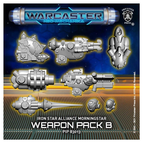 Warcaster: Neo-Mechanica: Morningstar Weapon Pack - Iron Star Alliance - Variant B