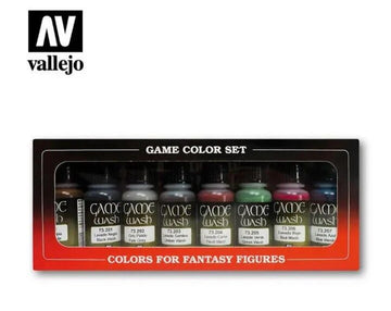 Vallejo: Game color Set - Colors For Fantasy Figures - Washes