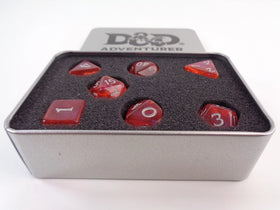 Dungeons and Dragons Tin and 7pc Dice Set