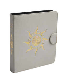 Dragon Shield Spell Codex Portfolio - Ashen White