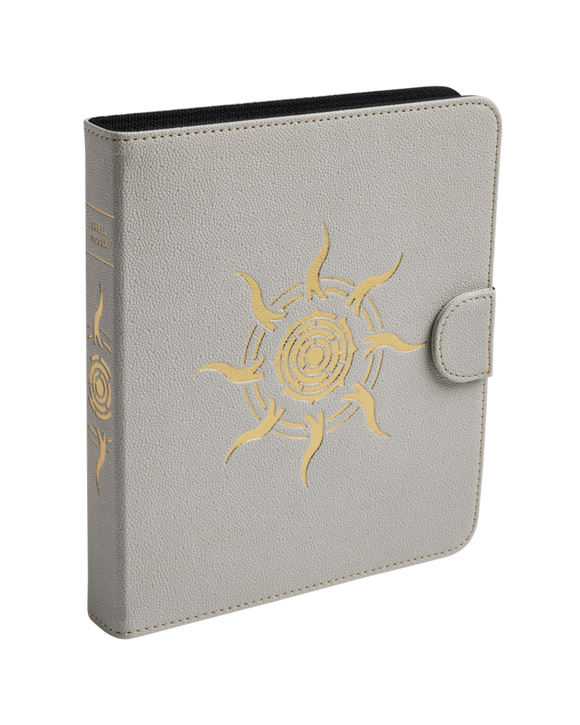 Dragon Shield Spell Codex Portfolio - Ashen White