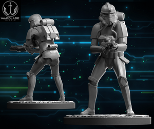 Jet Trooper B - Warblade Studio - Usable in Star Wars Shatterpoint