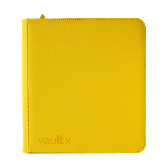 VaultX -Zip Binder 12-Pocket - Yellow