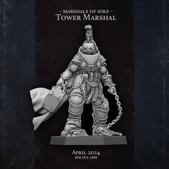 Marshals of Ioke - Tower Marshal - Solwyte Studio - Great for use with D&D, RPG's....