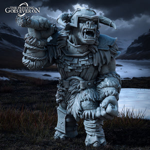 Ironmoor Troll B - The Printing Goes Ever On - Great for use with MESBG, D&D, RPG's....