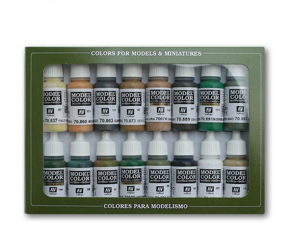 Vallejo: model color Set - colors for models & miniatures - WWII German