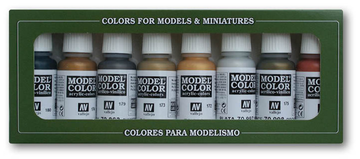 Vallejo: Game color Set - Colors For Models & Miniatures -Metalic colors