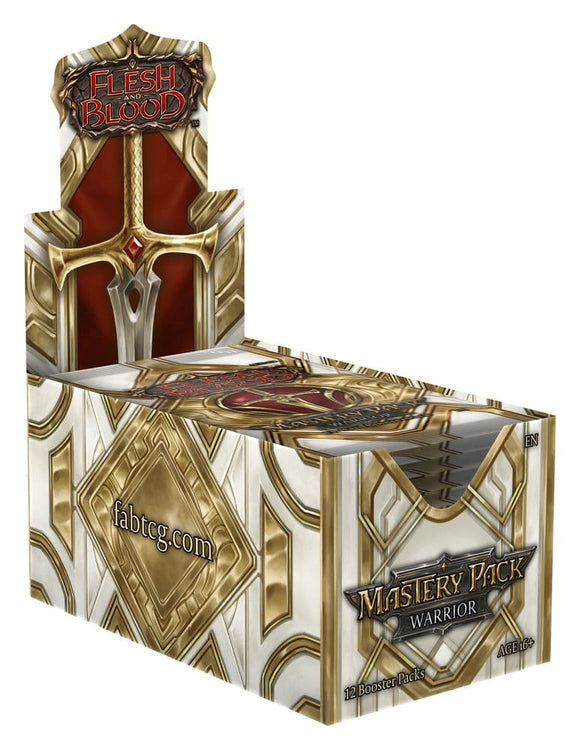 Flesh and Blood TCG - Mastery Pack Warrior Booster Pack (12 Count)