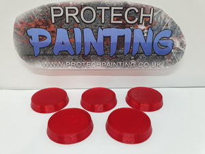27mm Legion Replacement Bases (Chilli Red Ltd Edition) !!!! - Pro Tech 