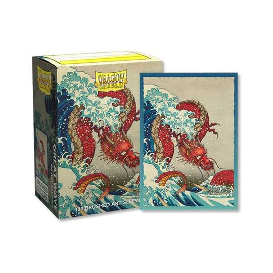 Dragon Shield Sleeves - 100ct - Brushed Art - The Great Wave - Pro Tech 