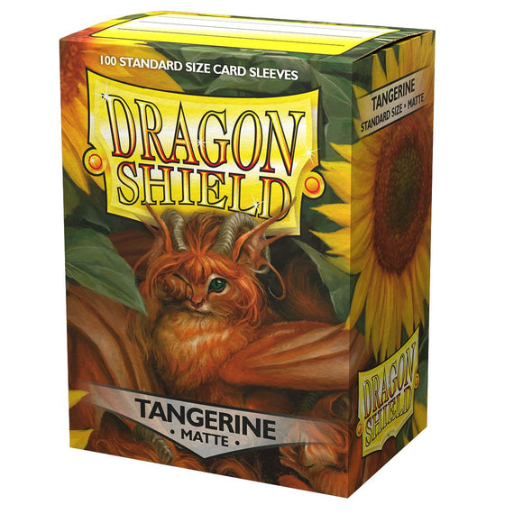 Dragon Shield Matte Sleeves – Tangerine (100 Sleeves)