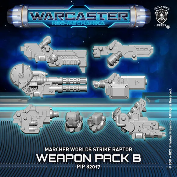 Warcaster Strike Raptor B Weapon Pack - Pro Tech 