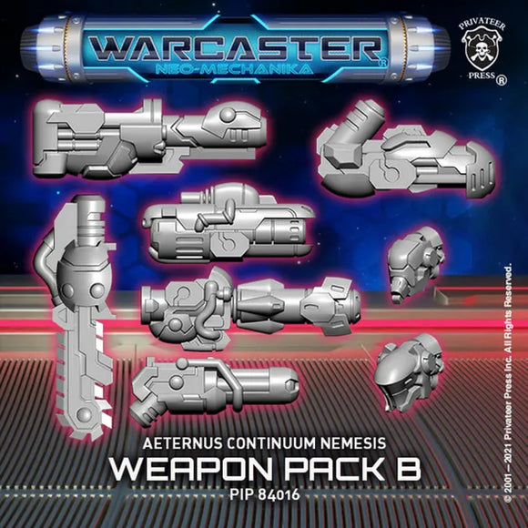 Warcaster Nemesis B Weapon Pack - Pro Tech 