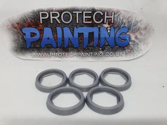 Base Adapter Rings 25mm to 32mm Warhammer 40K Age Of Sigmar Effortless Upgrade (Silver) - Pro Tech Games